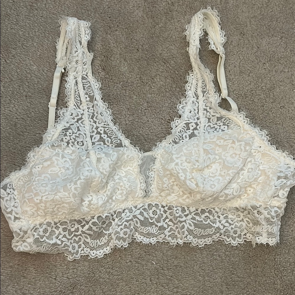 Aerie Lace Bralette - White